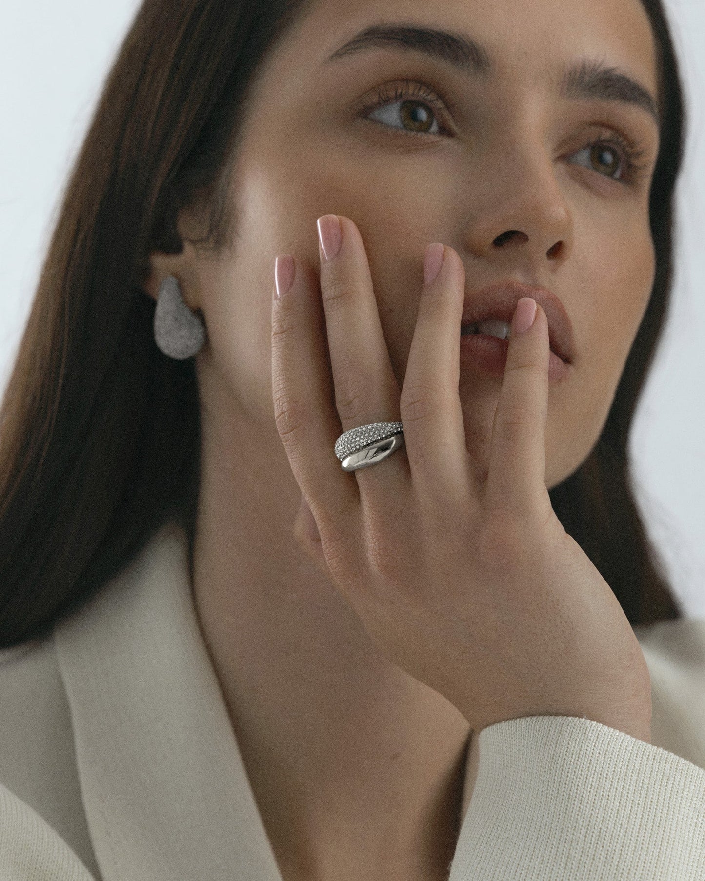Pavé daring ring