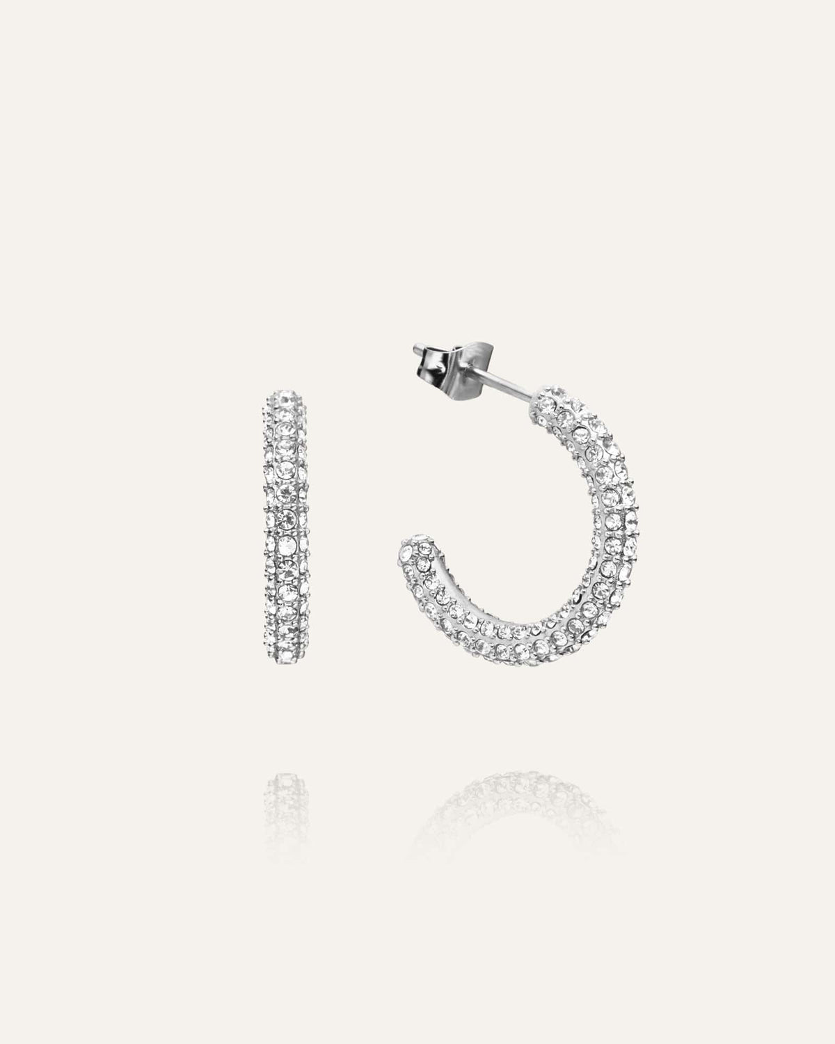 Pavé eternal large earrings