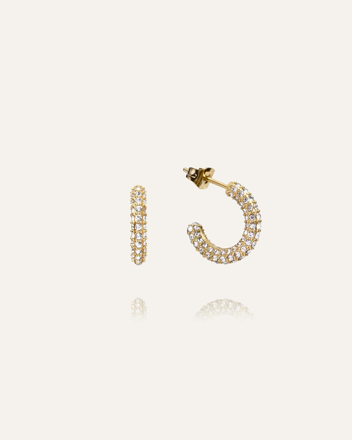 Pavé eternal medium earrings