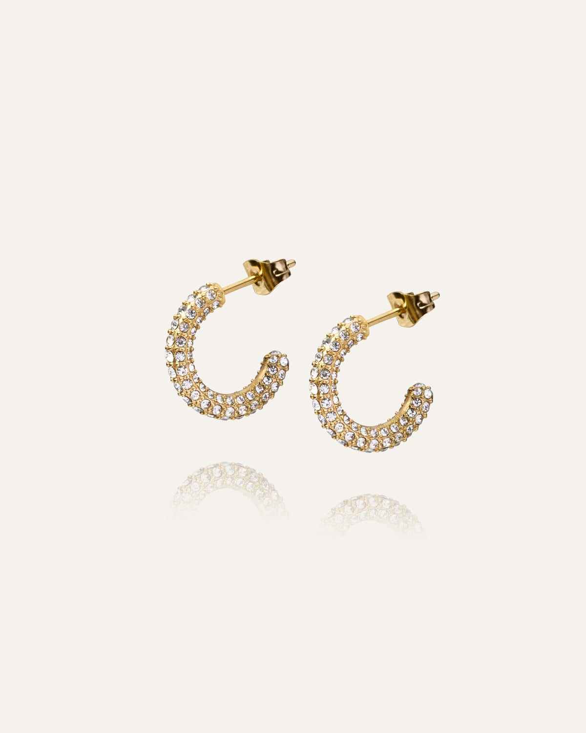 Pavé eternal medium earrings