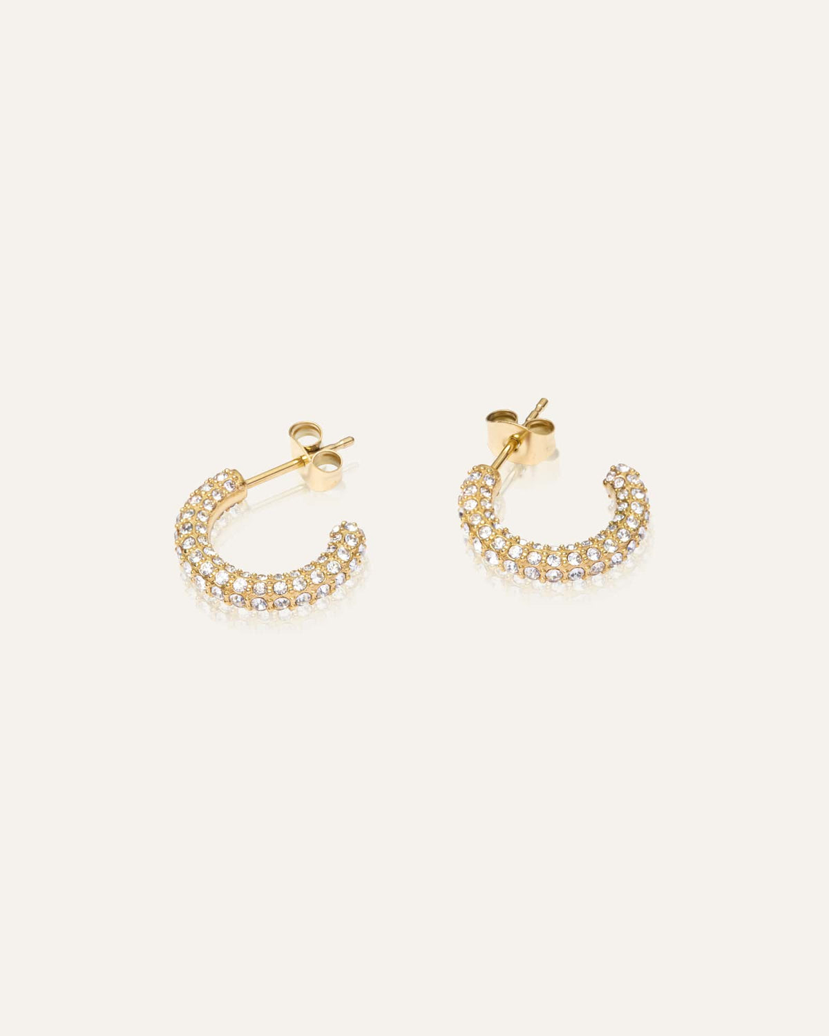 Pavé eternal medium earrings