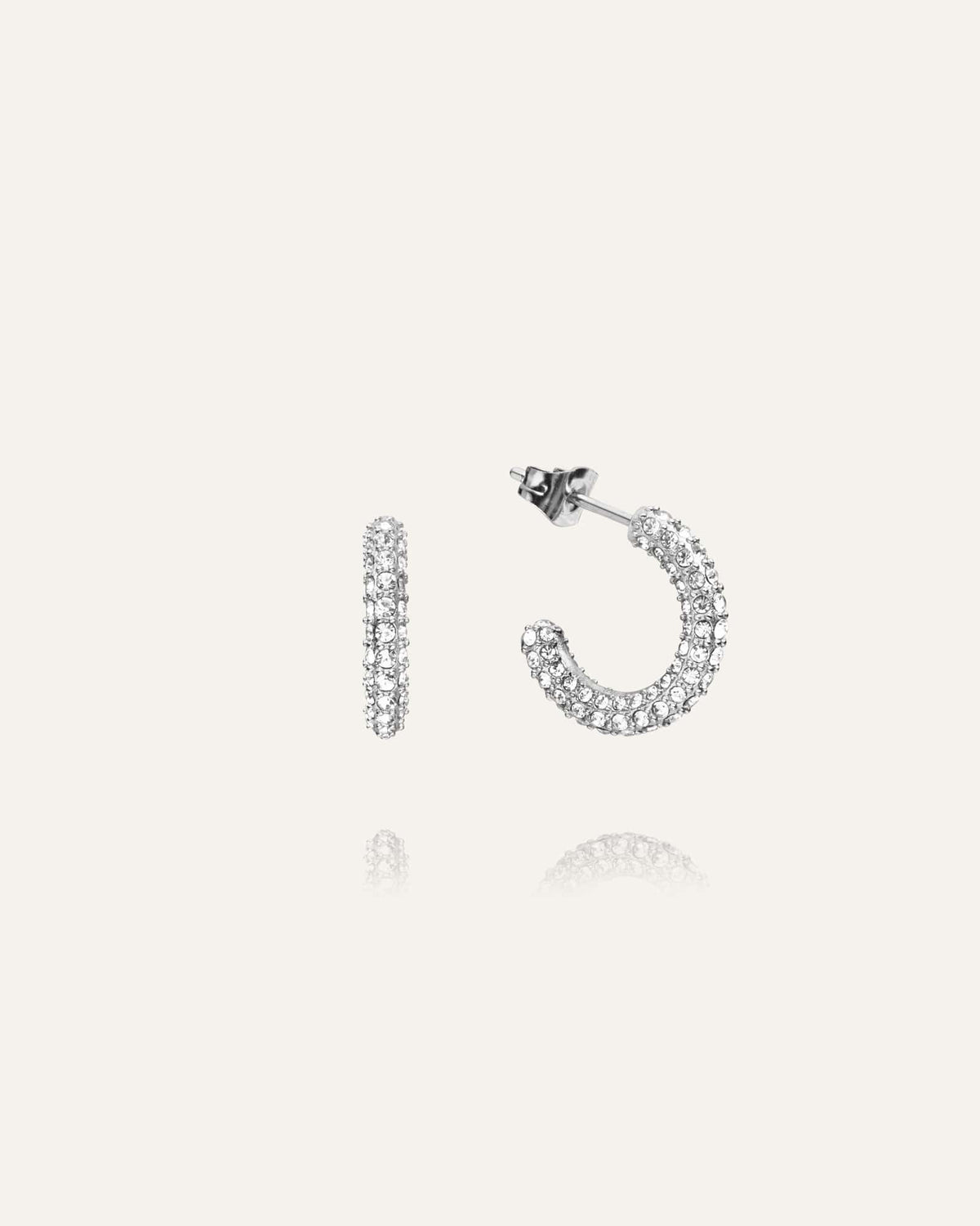 Pavé eternal medium earrings