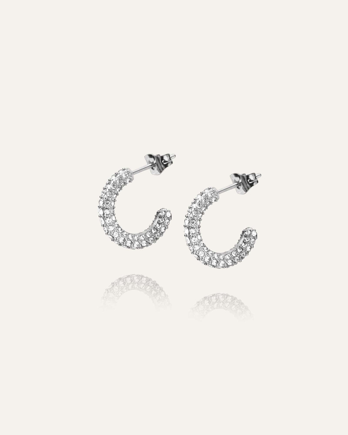 Pavé eternal medium earrings