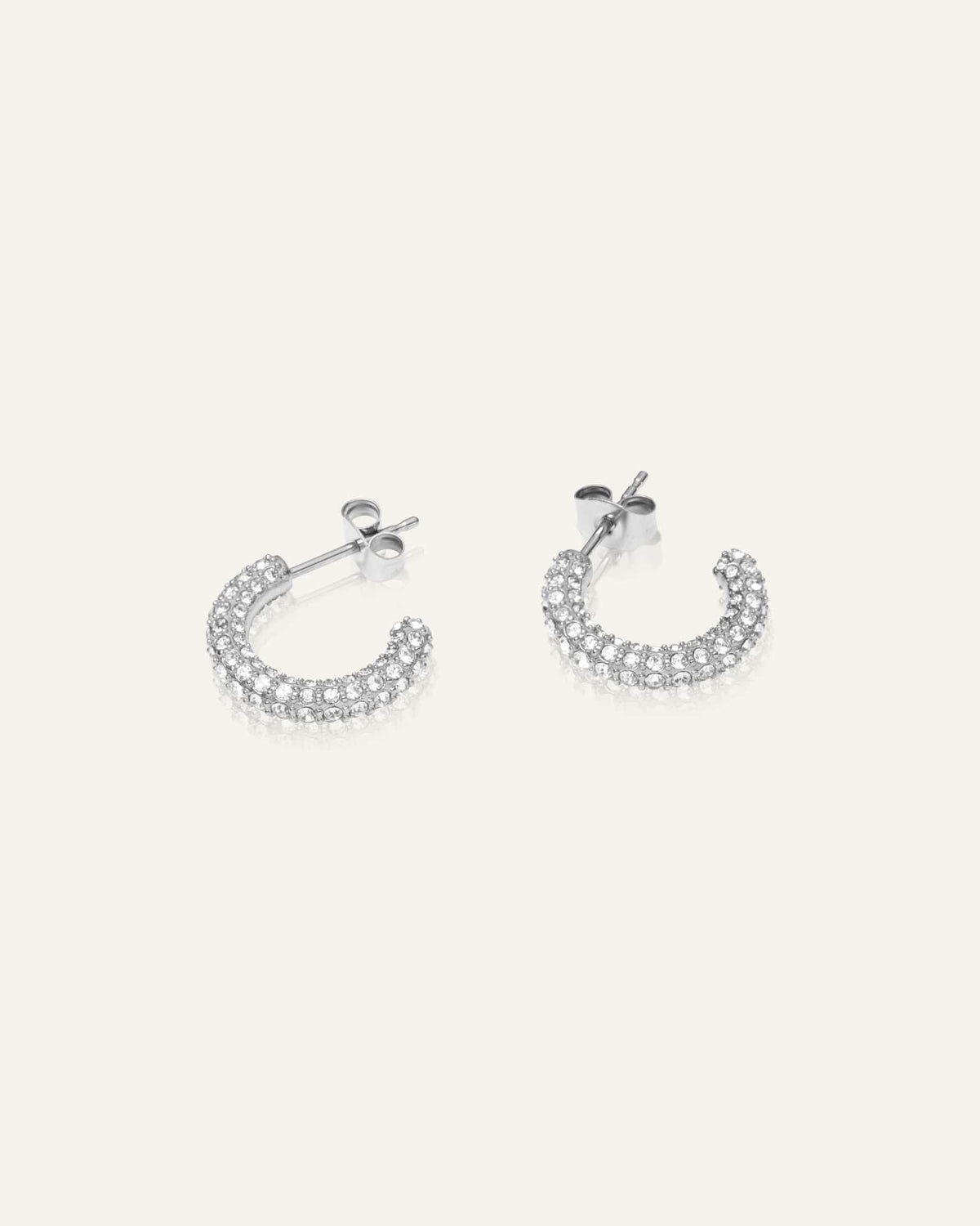 Pavé eternal medium earrings