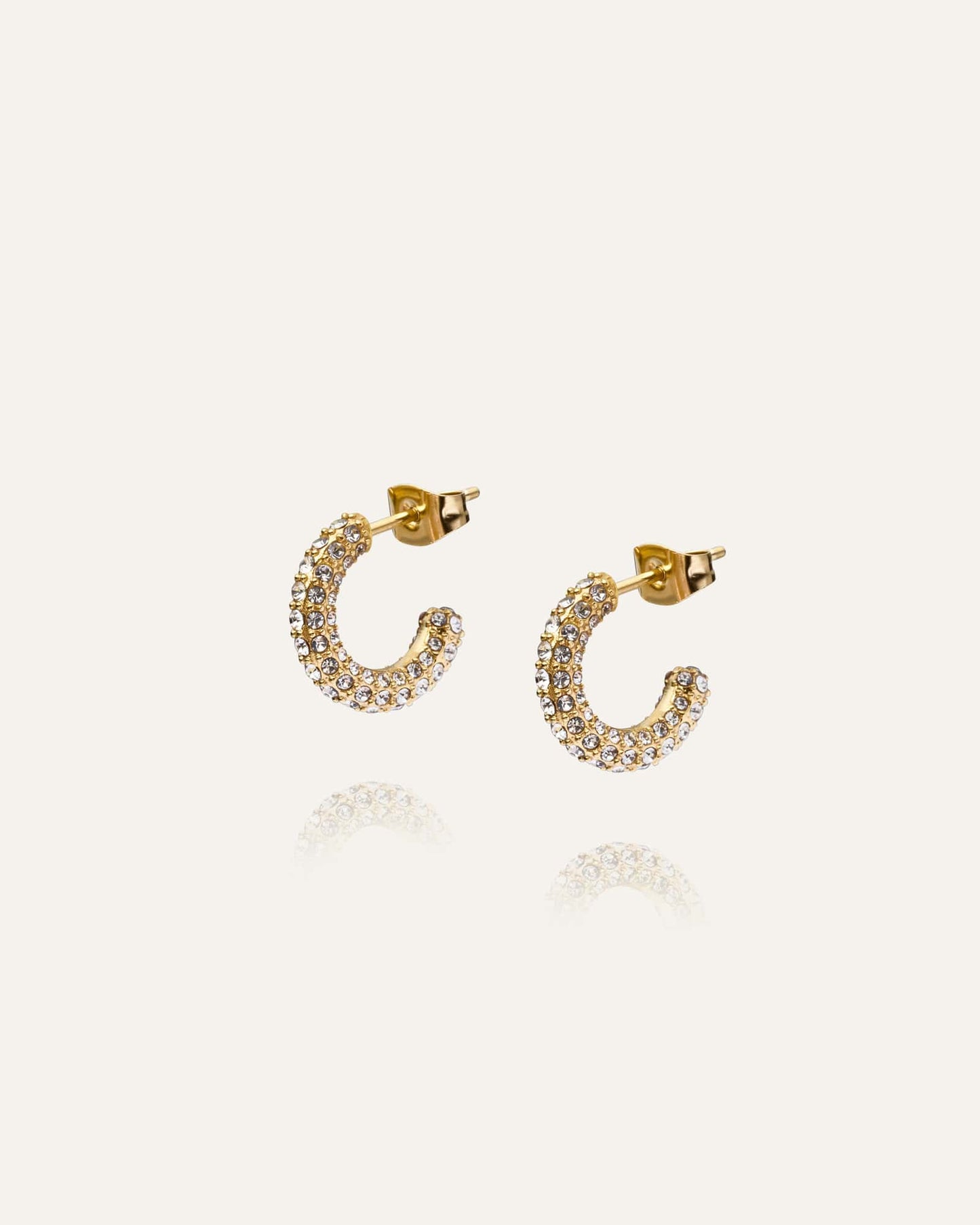 Pavé eternal small earrings
