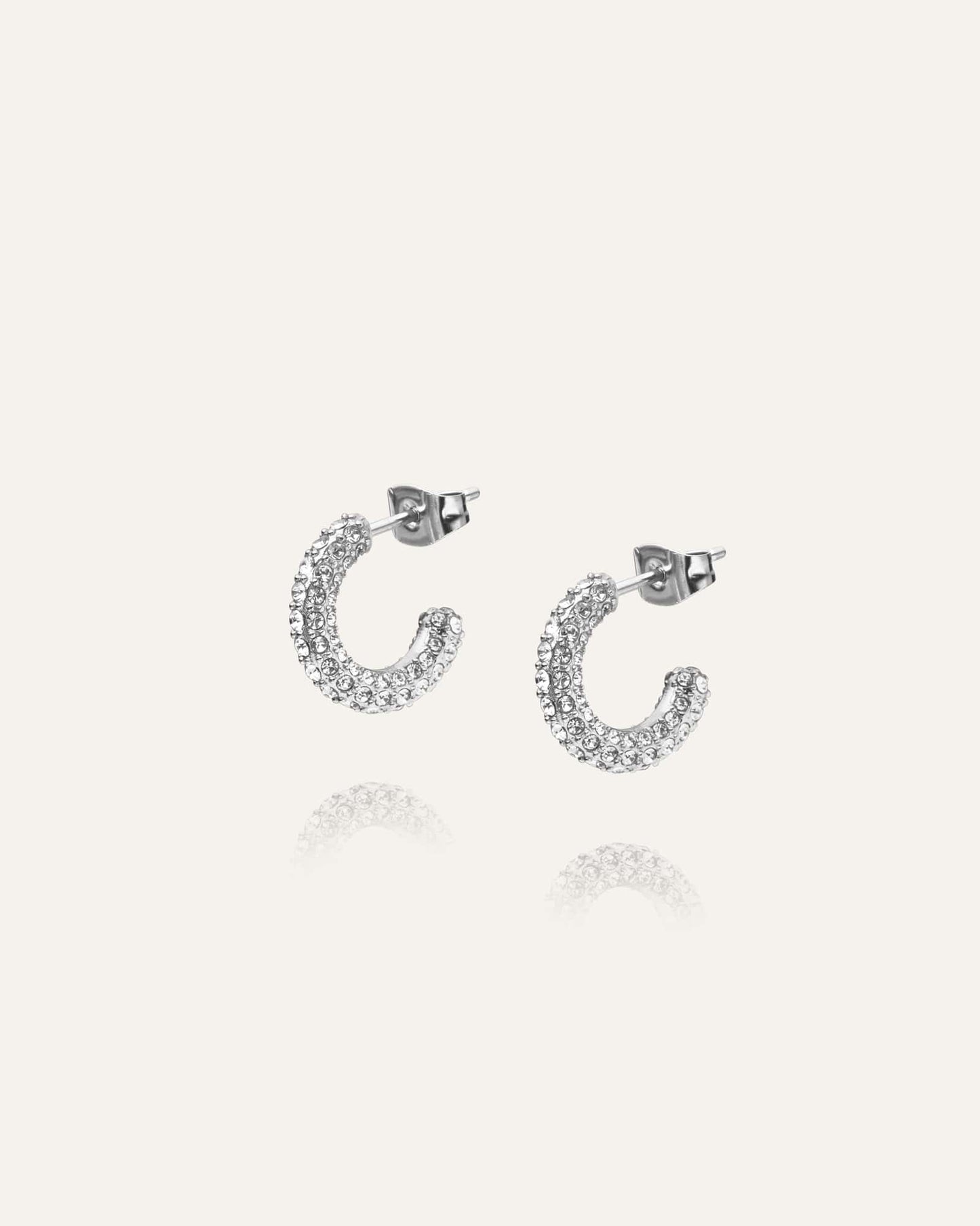 Pavé eternal small earrings