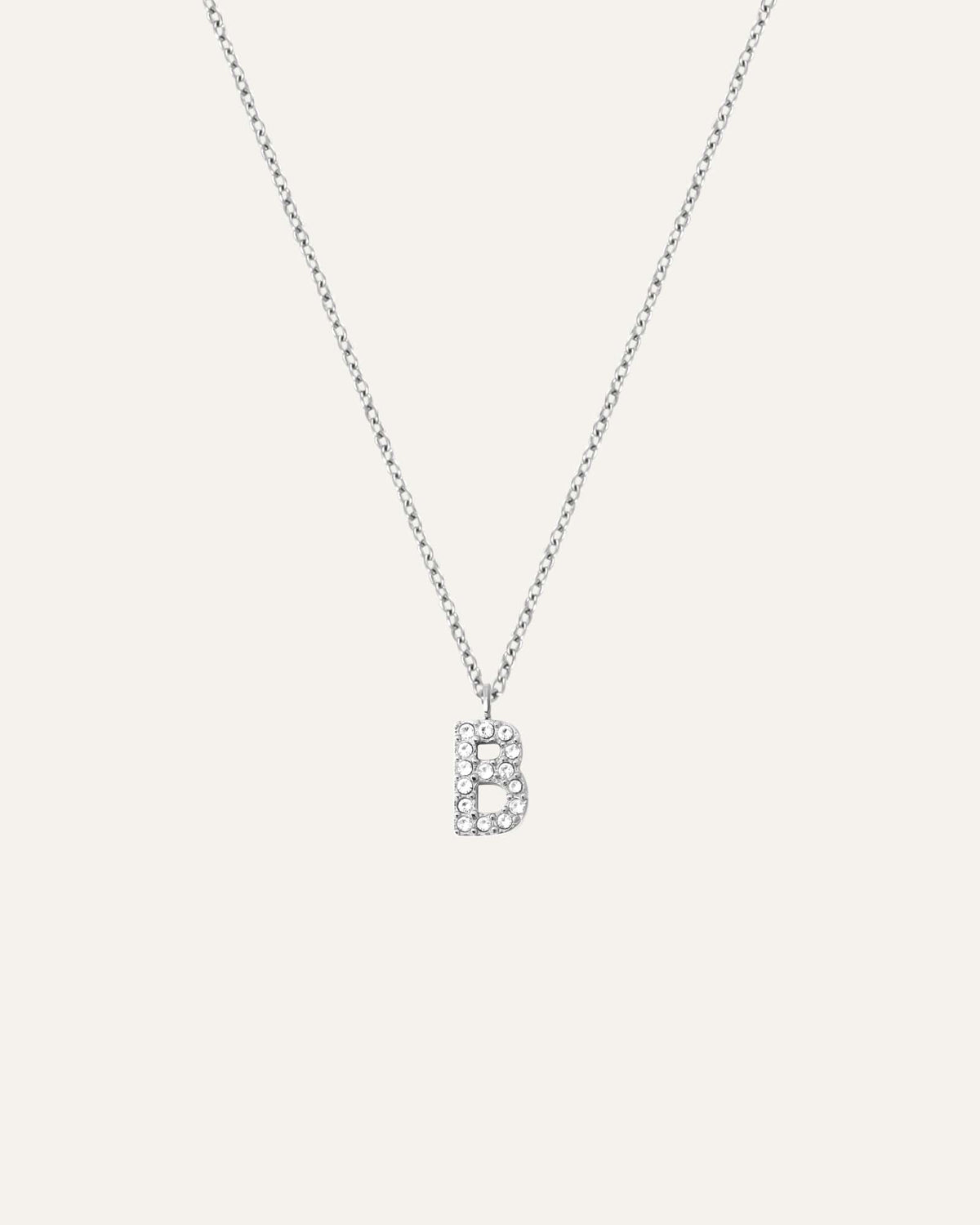 Petite Stone Letter Necklace