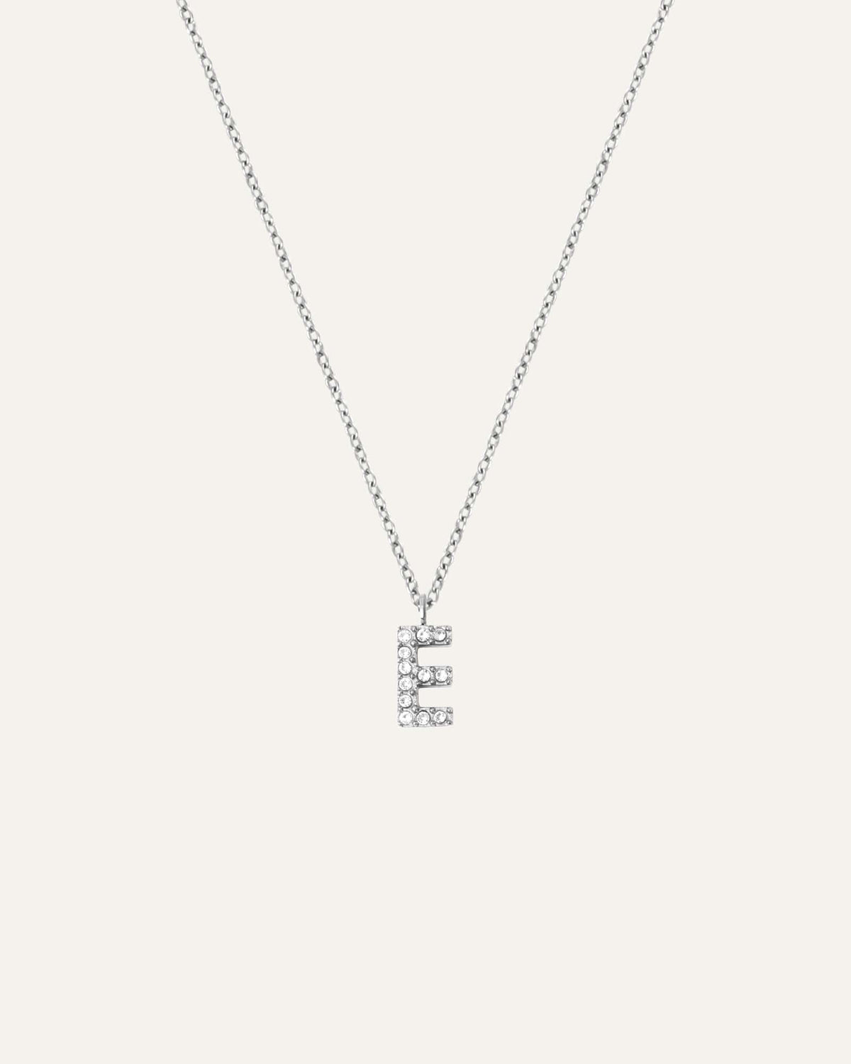 Petite Stone Letter Necklace