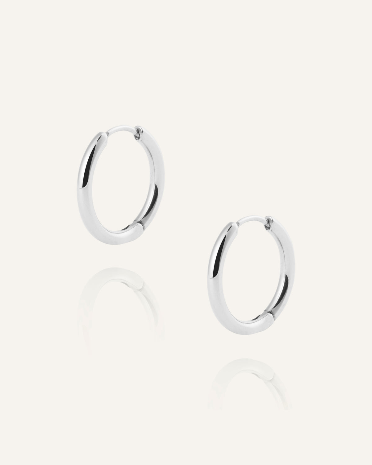 Slim Medium Hoops