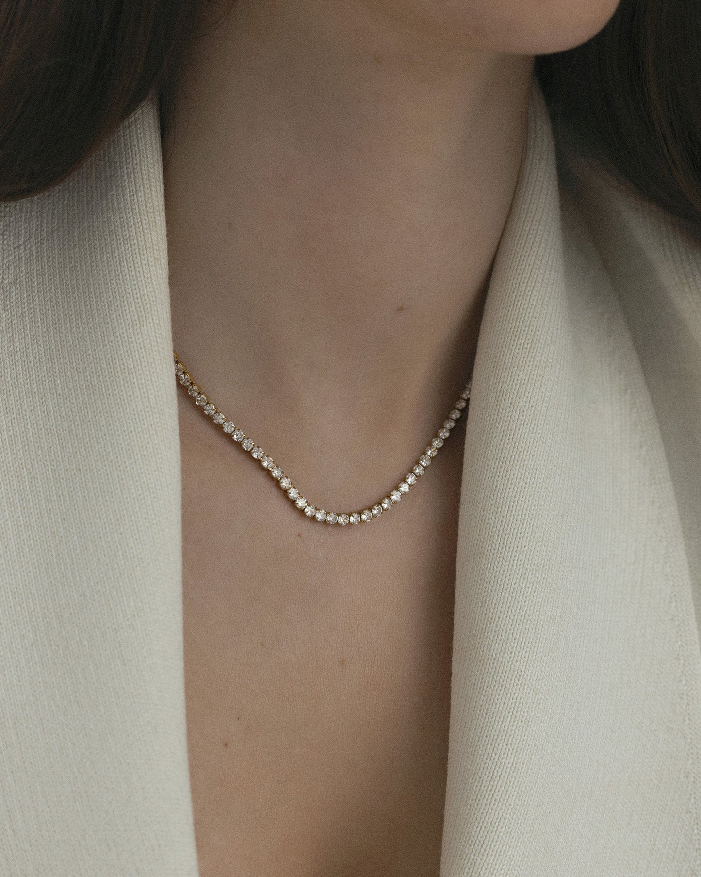 Tennis necklace