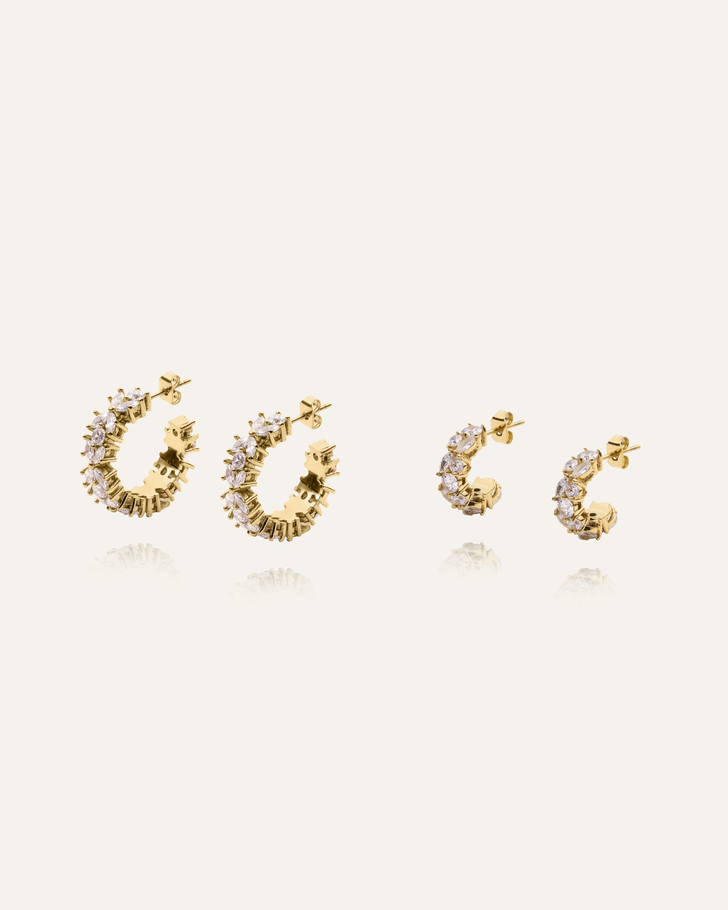 Queen earrings Small