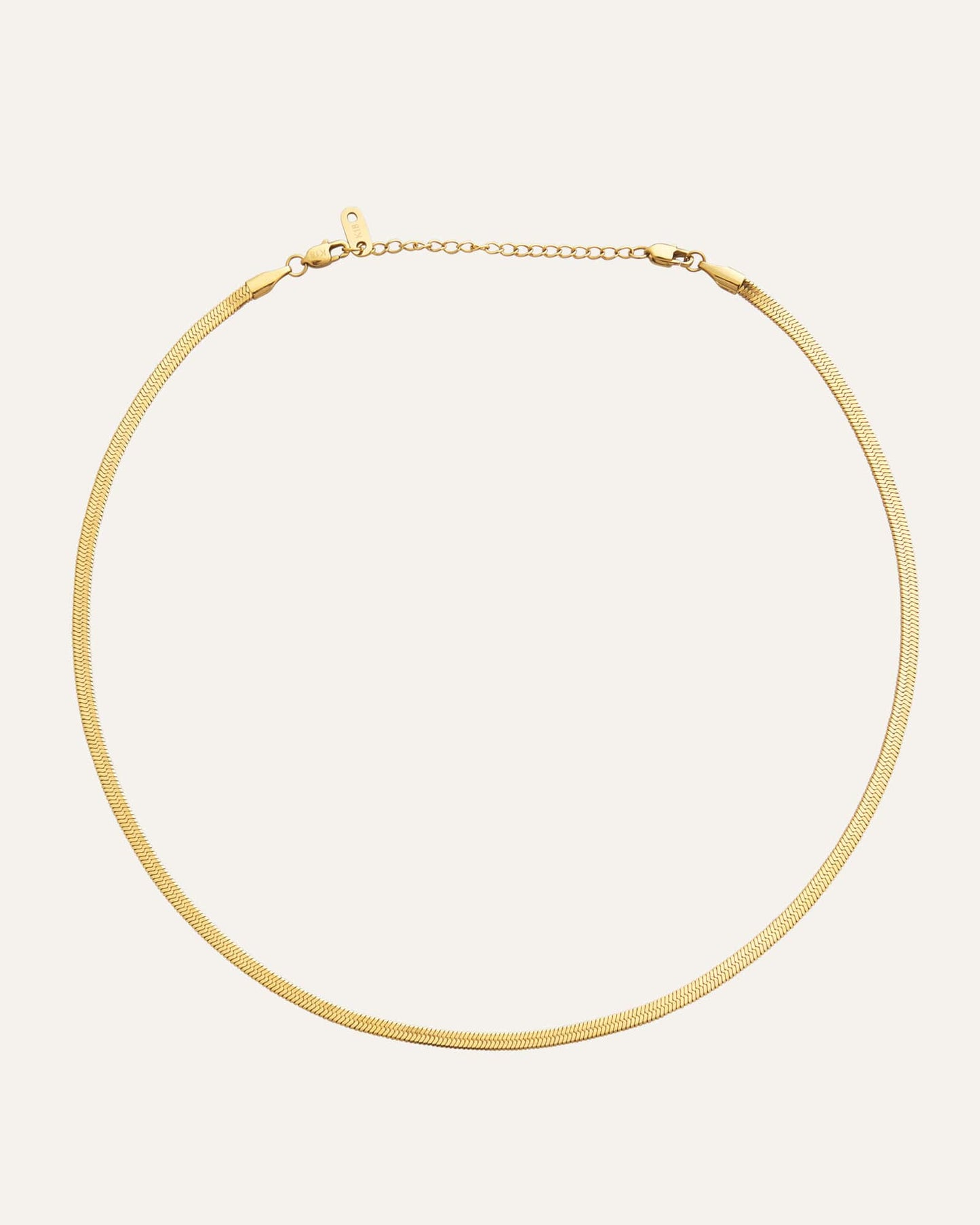 Thin snake necklace