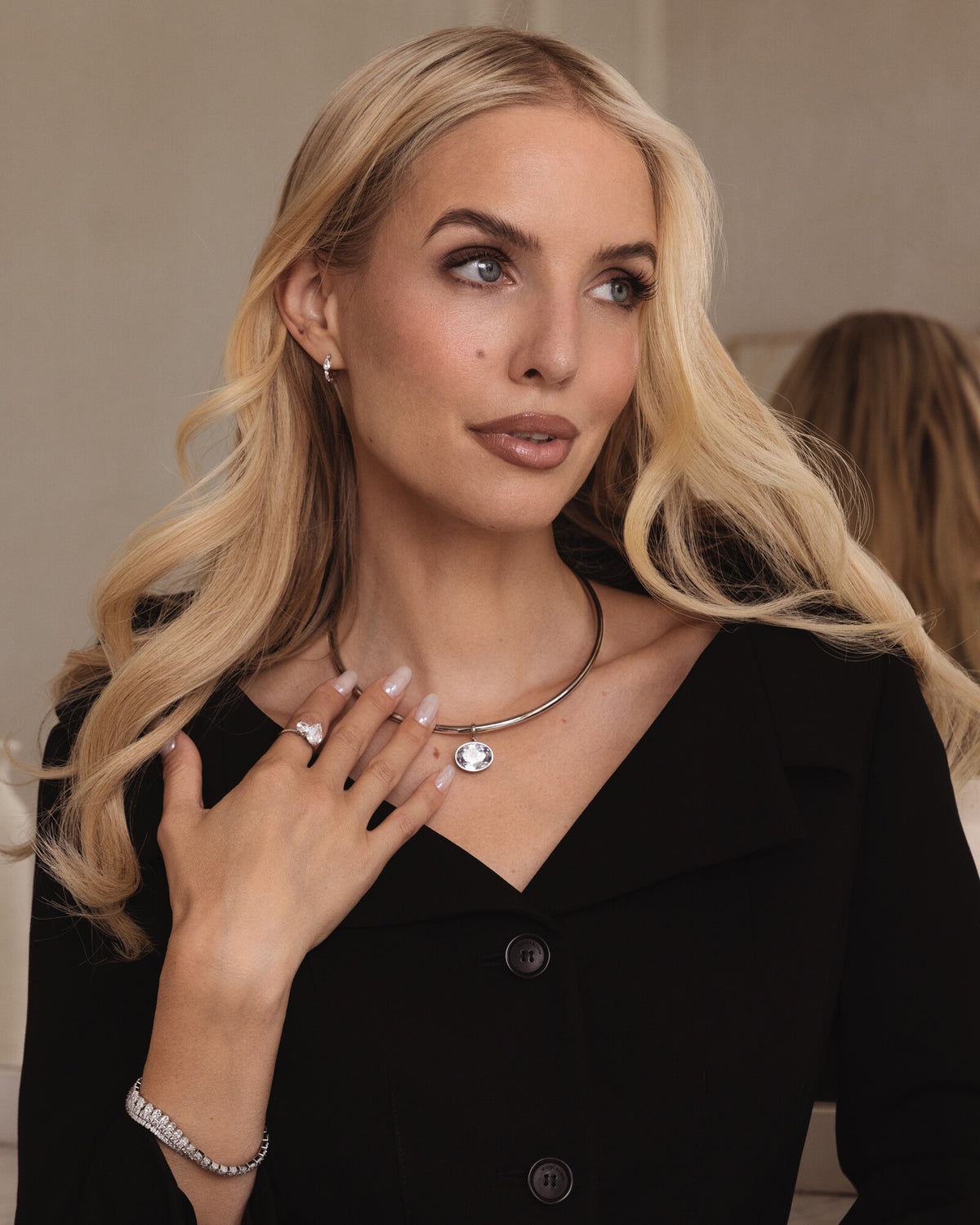 Aurélie Steel Ring