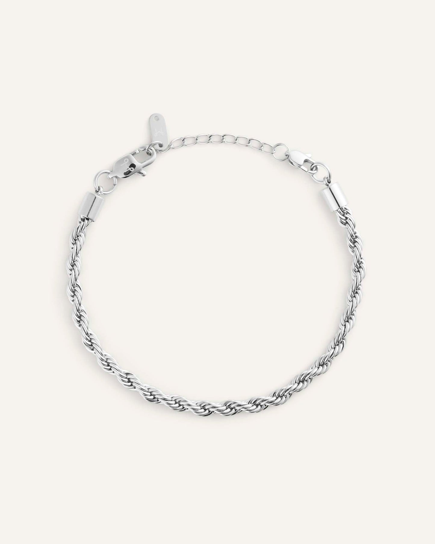 Bold Rope Chain Steel Bracelet