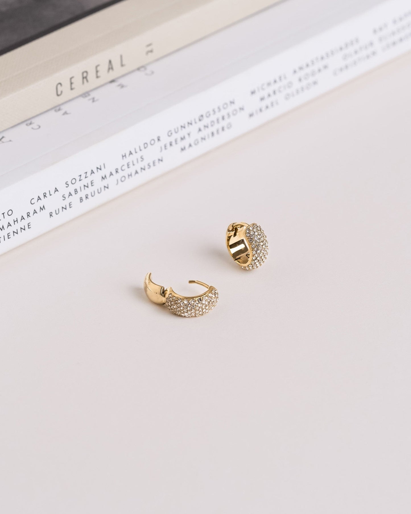 Amour Gold Hoops Small