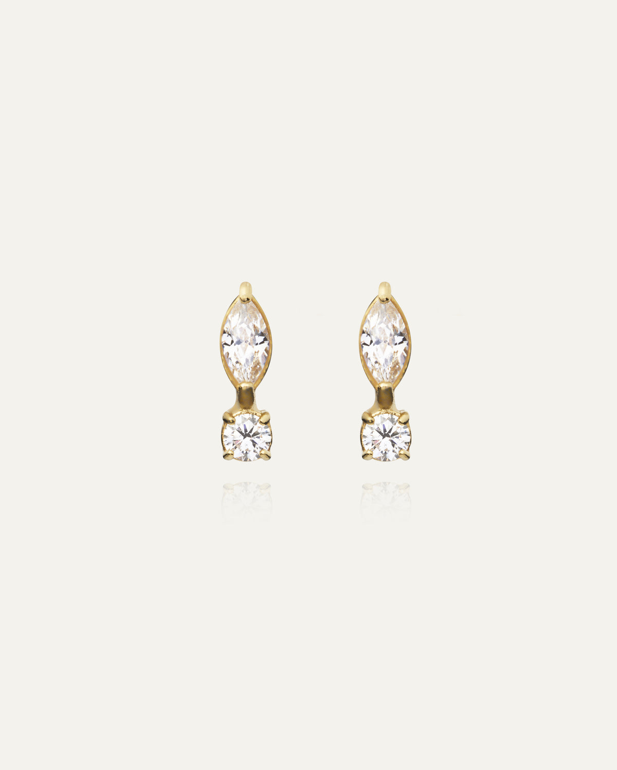 Élise Gold Studs