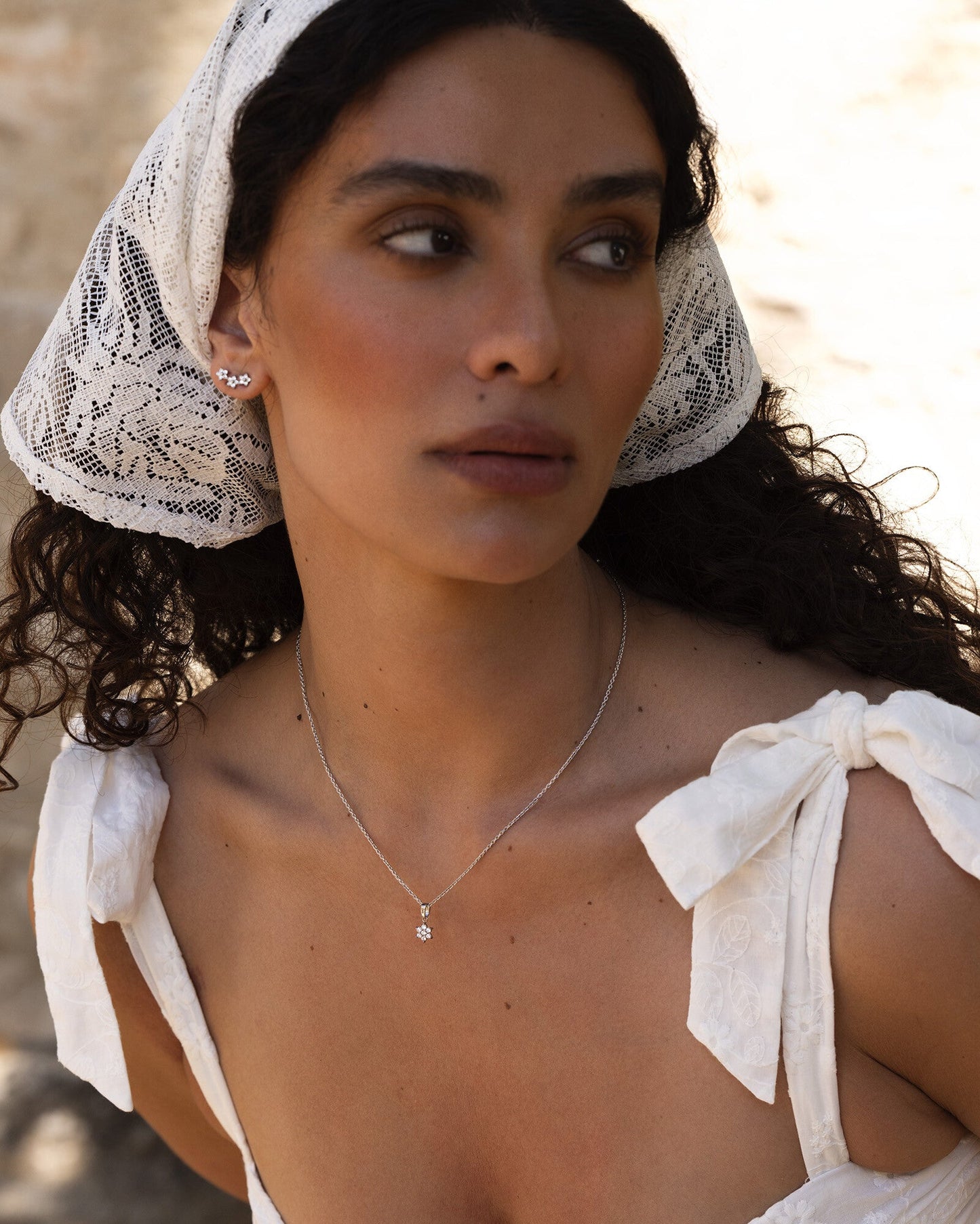 Flora Steel Necklace