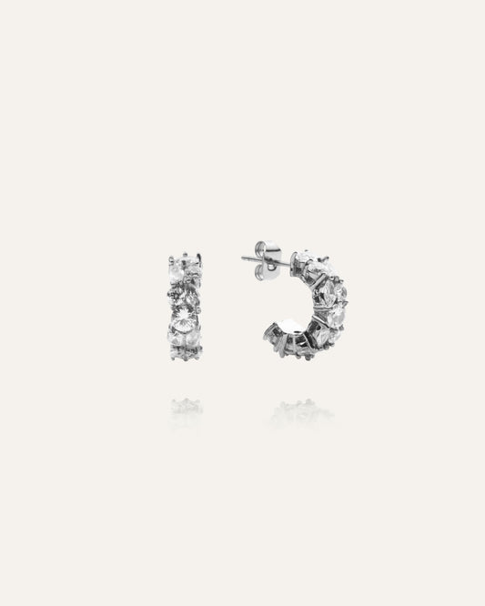 Queen earrings silver Small WP