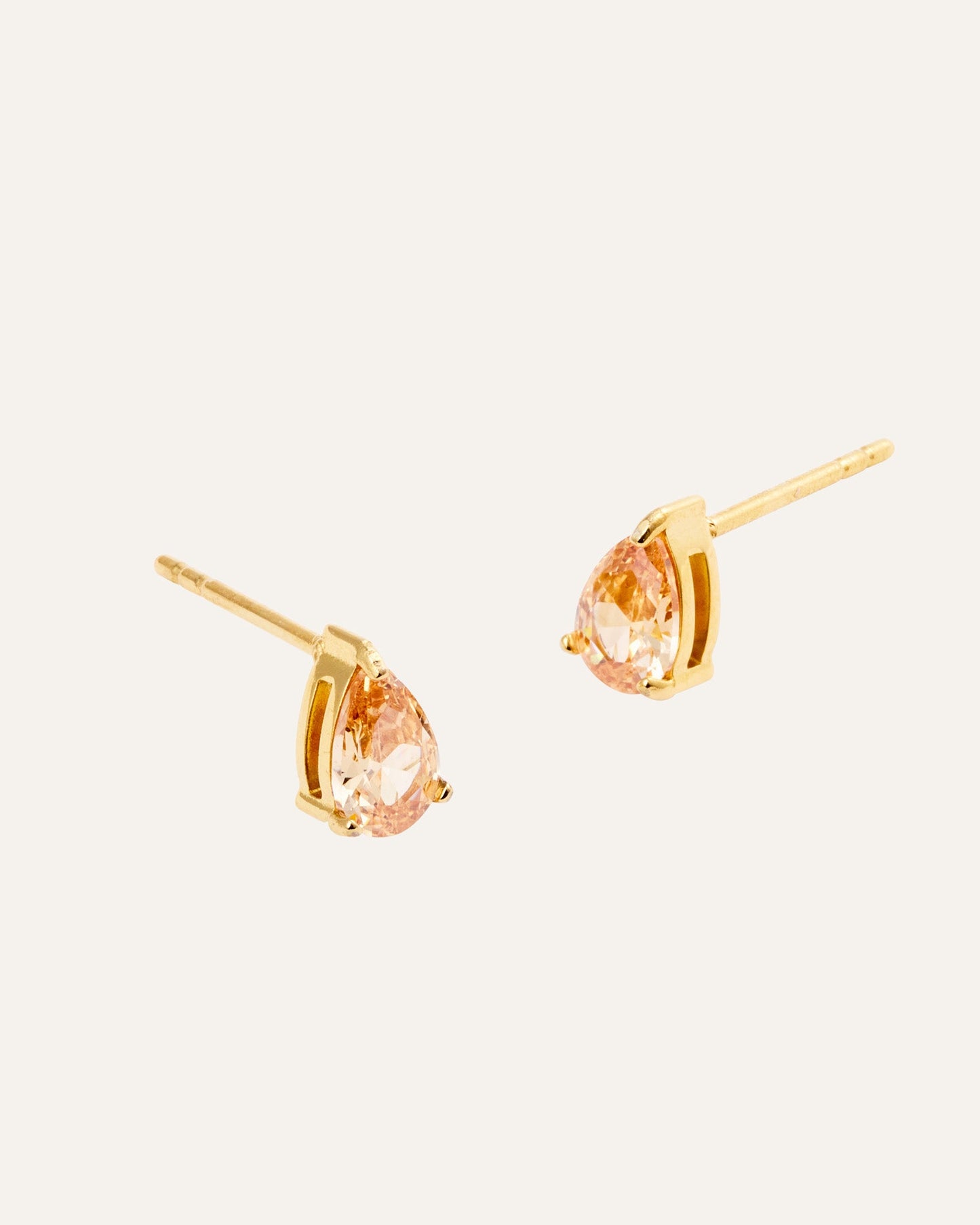 Belle Champagne Medium Studs