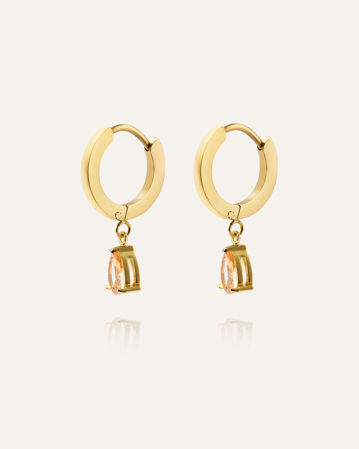 Belle Champagne Hoops