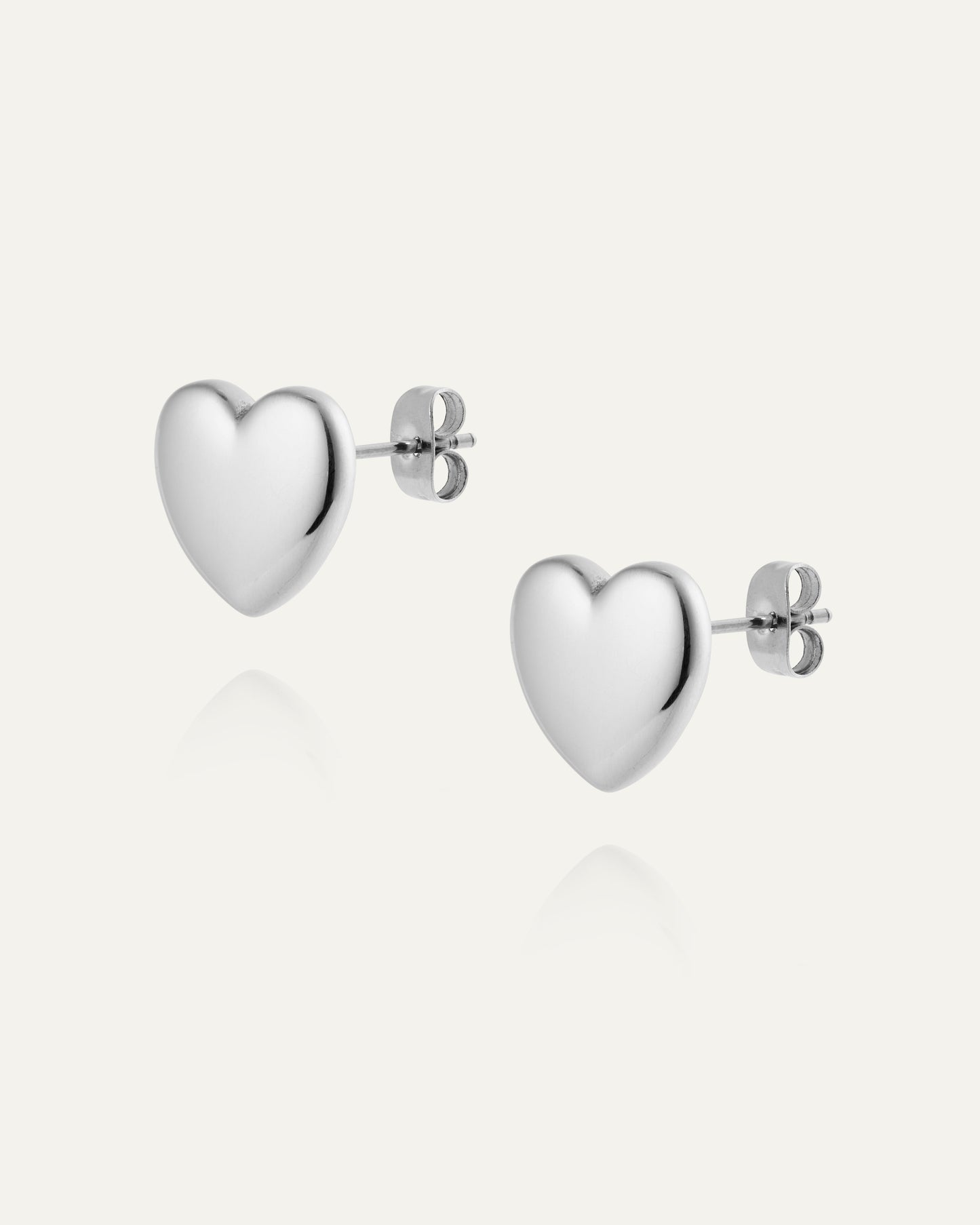 Love Steel Large Studs