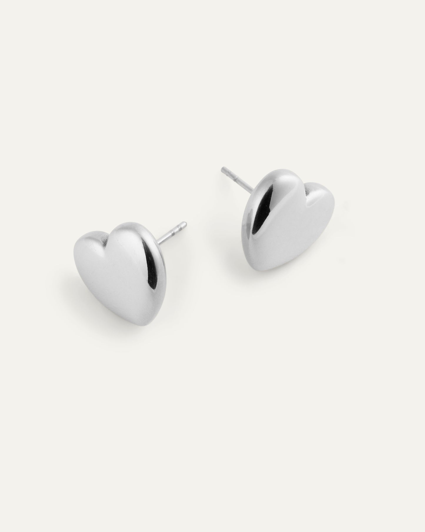 Love Steel Large Studs