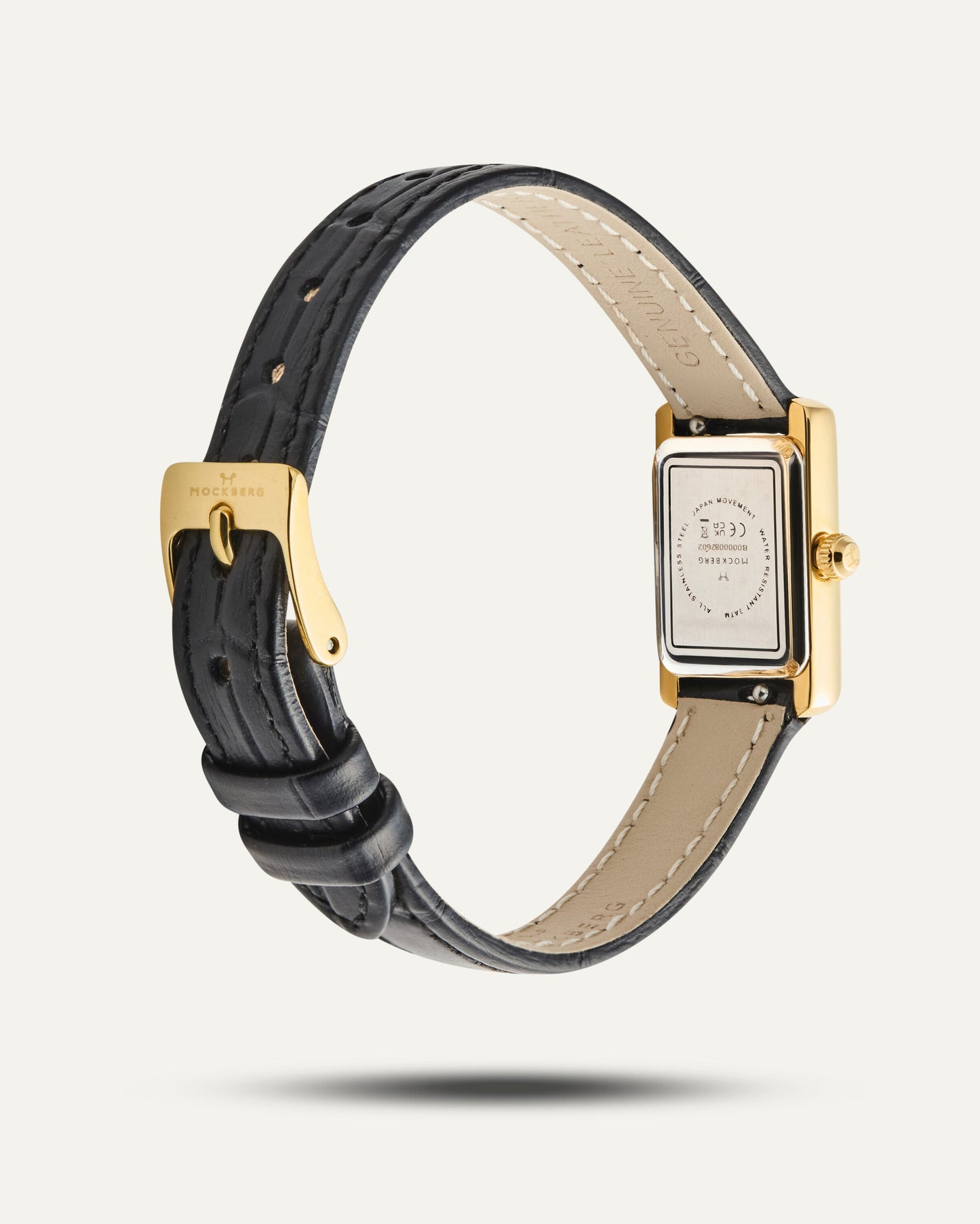 Timeless Leather Petite Gold Watch