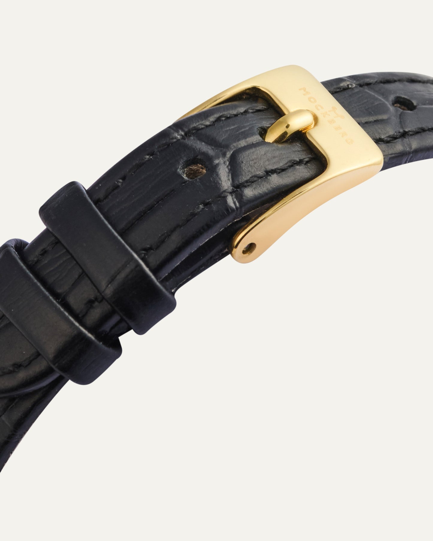 Timeless Leather Petite Gold Watch