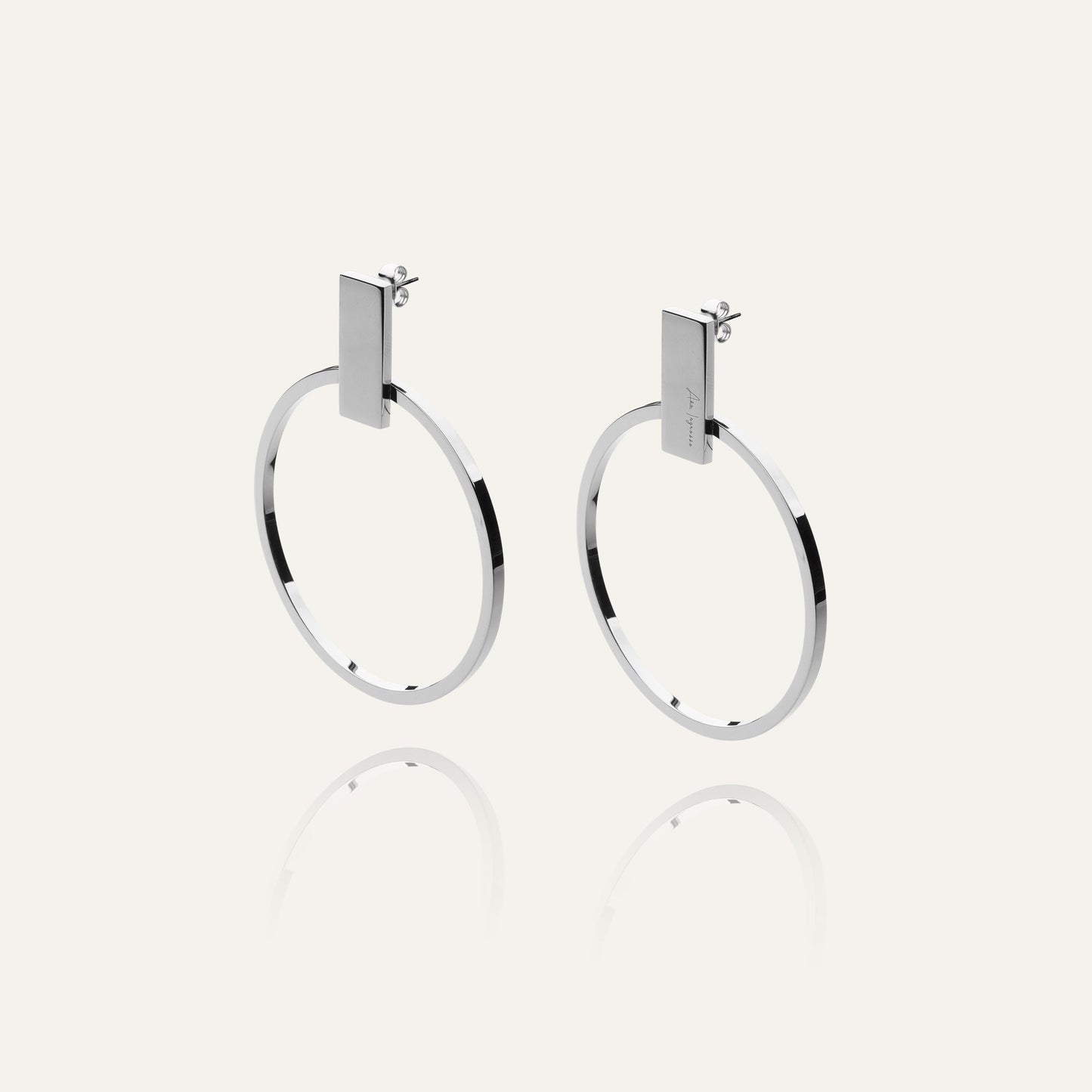 Signature earrings silver