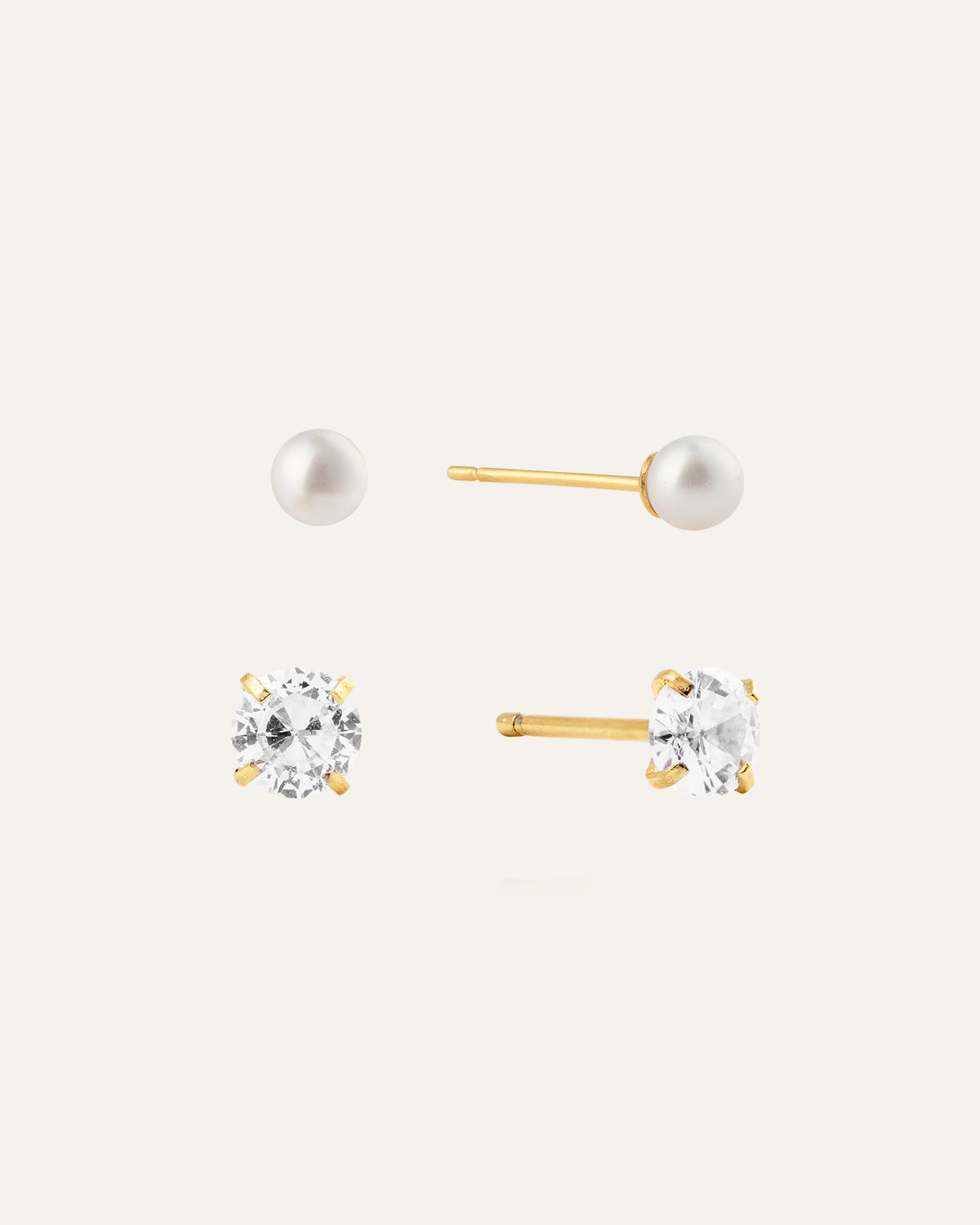 Forever Set Gold Studs