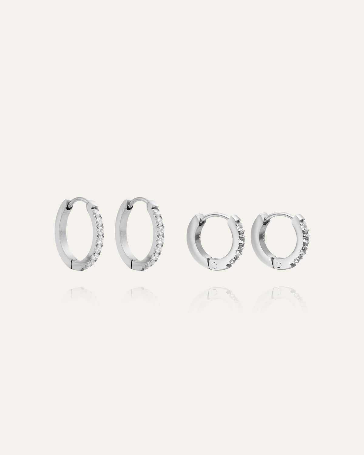 Shiny Set Steel Hoops
