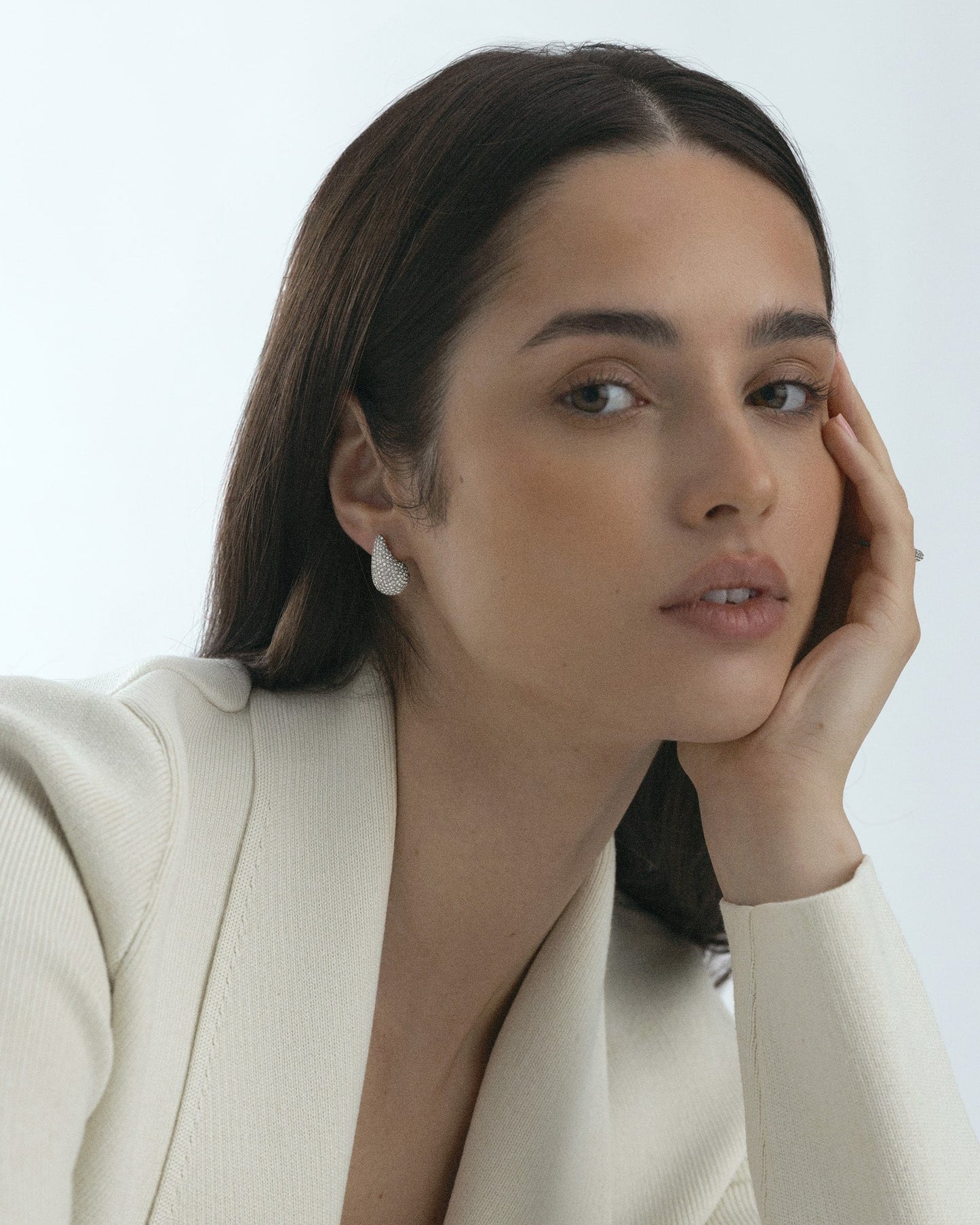 Pavé daring small earring