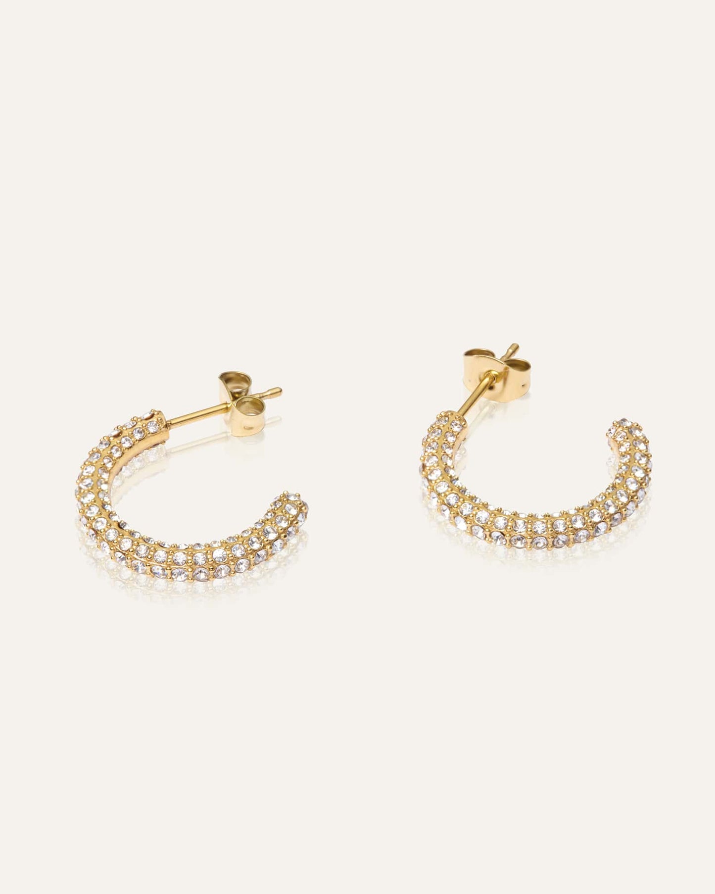 Pavé eternal large earrings
