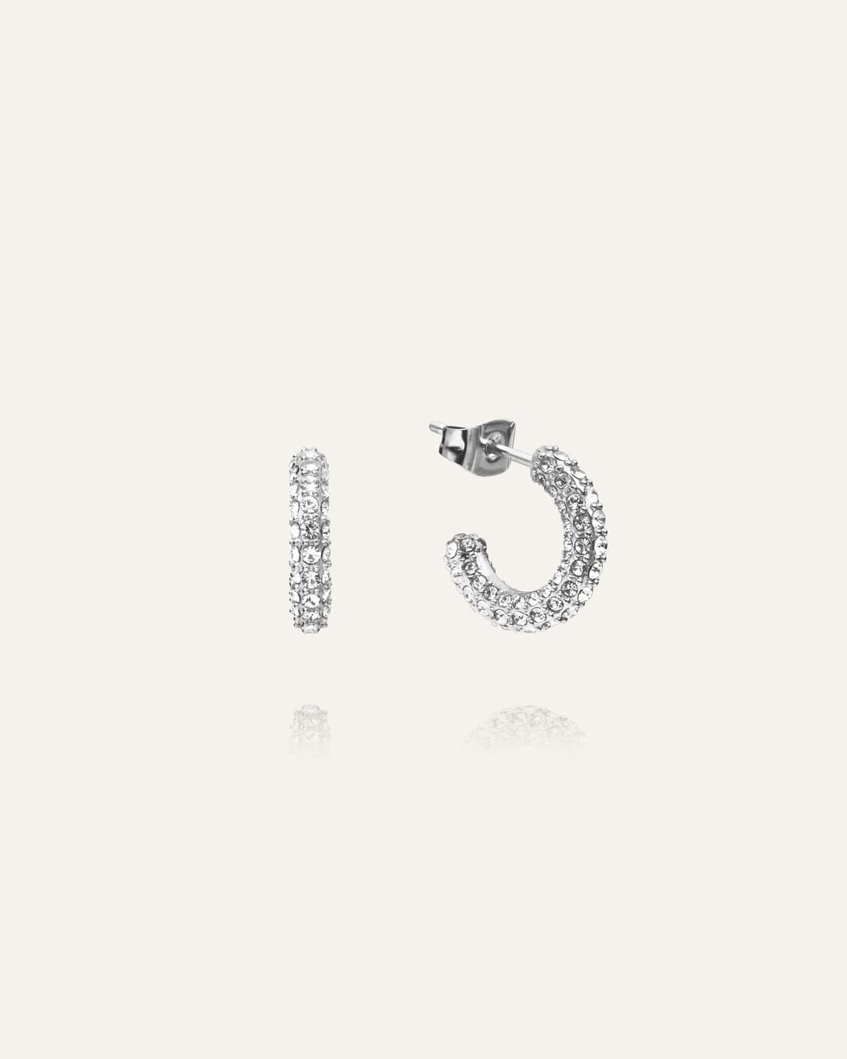 Pavé eternal small earrings