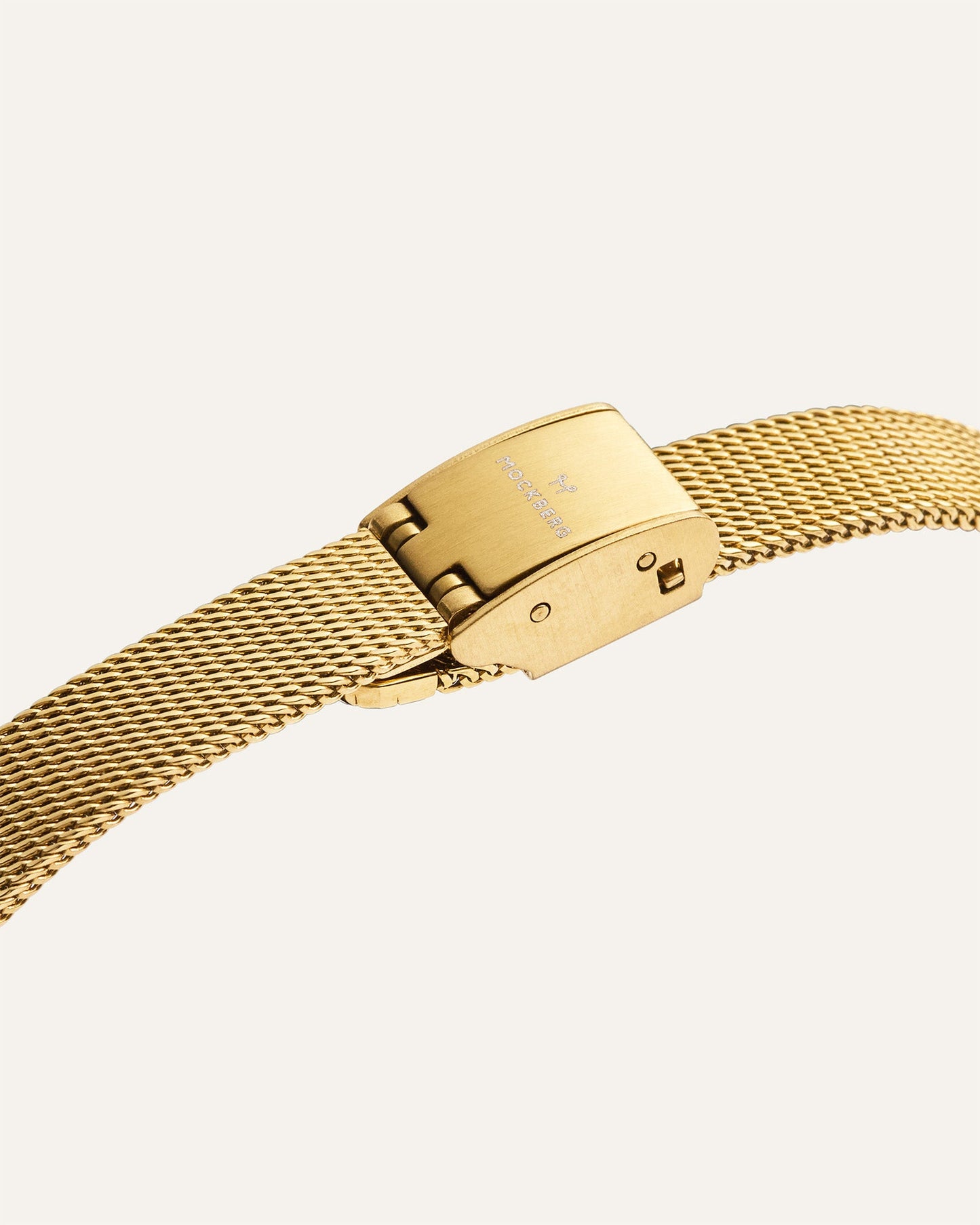 Retro Mesh Gouden Horloge