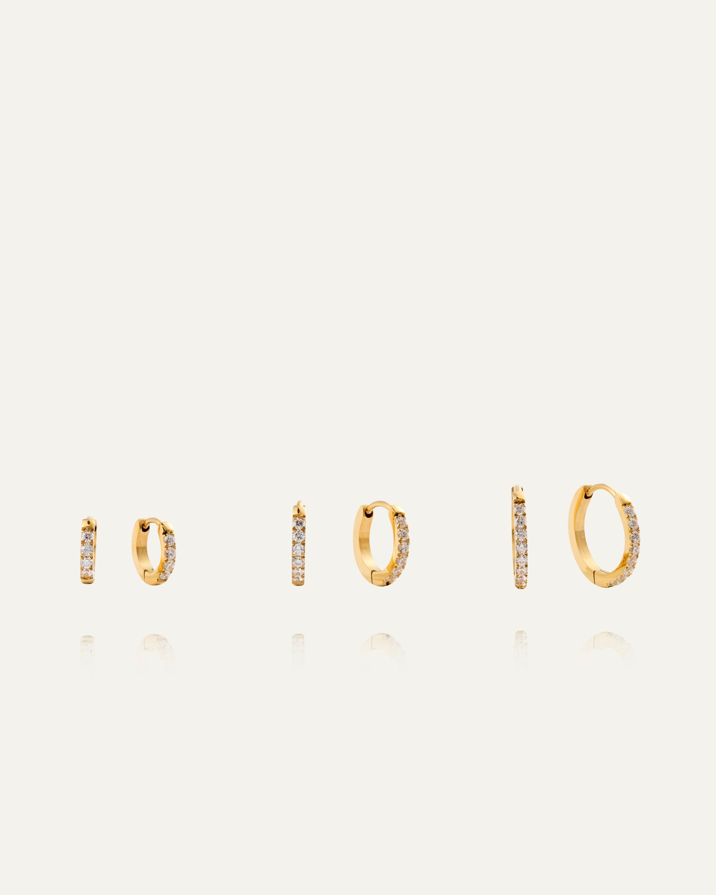 Shiny Hoops Medium