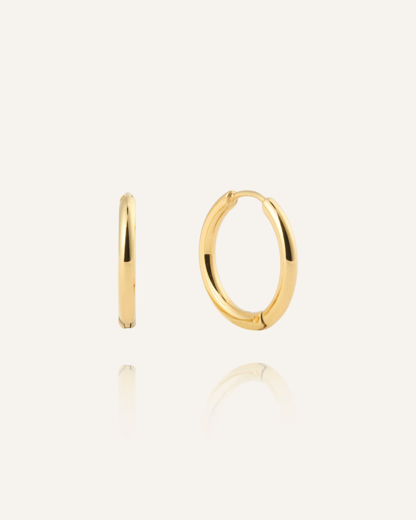 Slim Medium Hoops