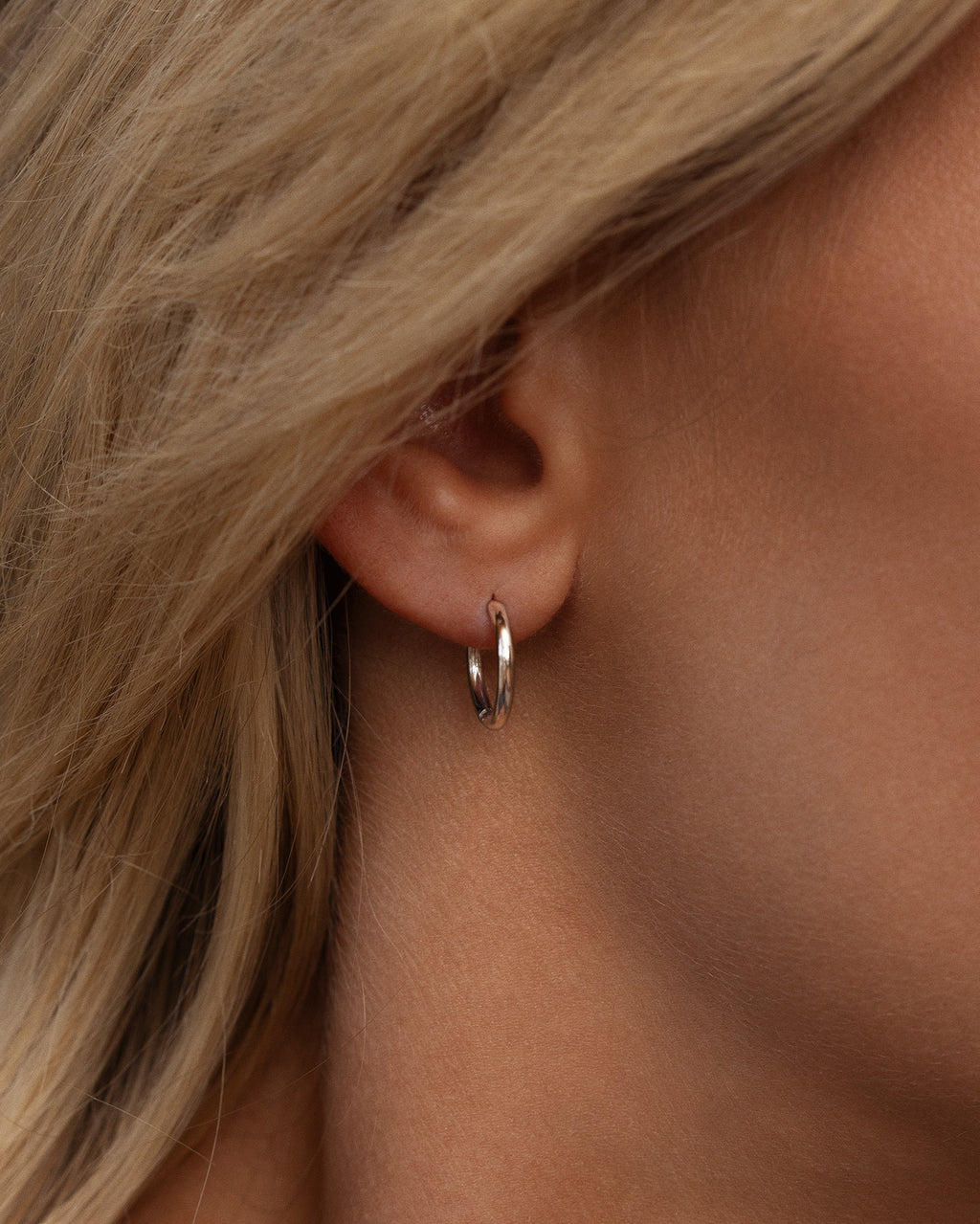 Slim Small Hoops