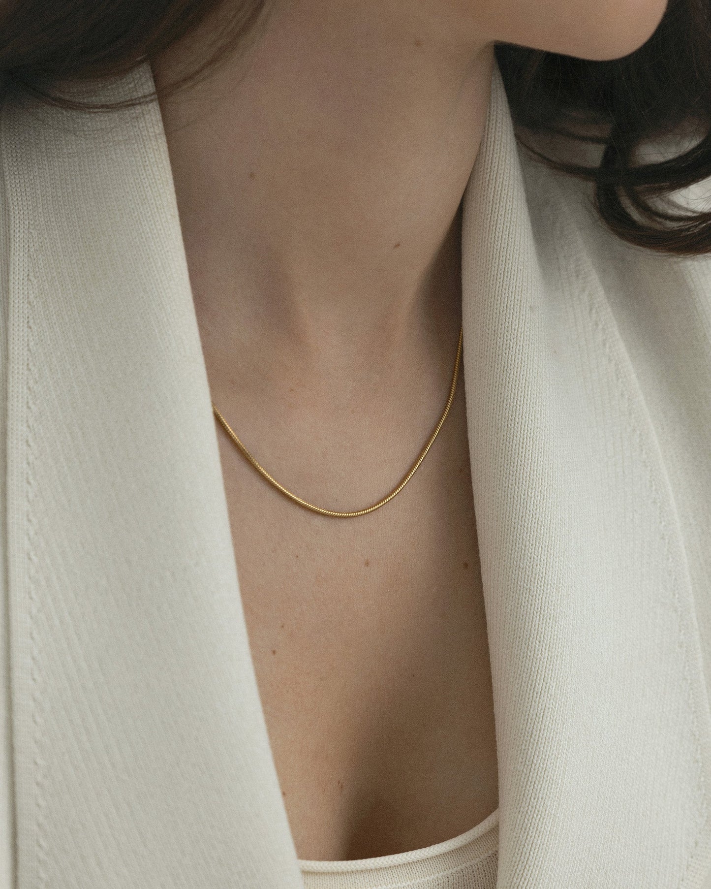 Snake chain necklace