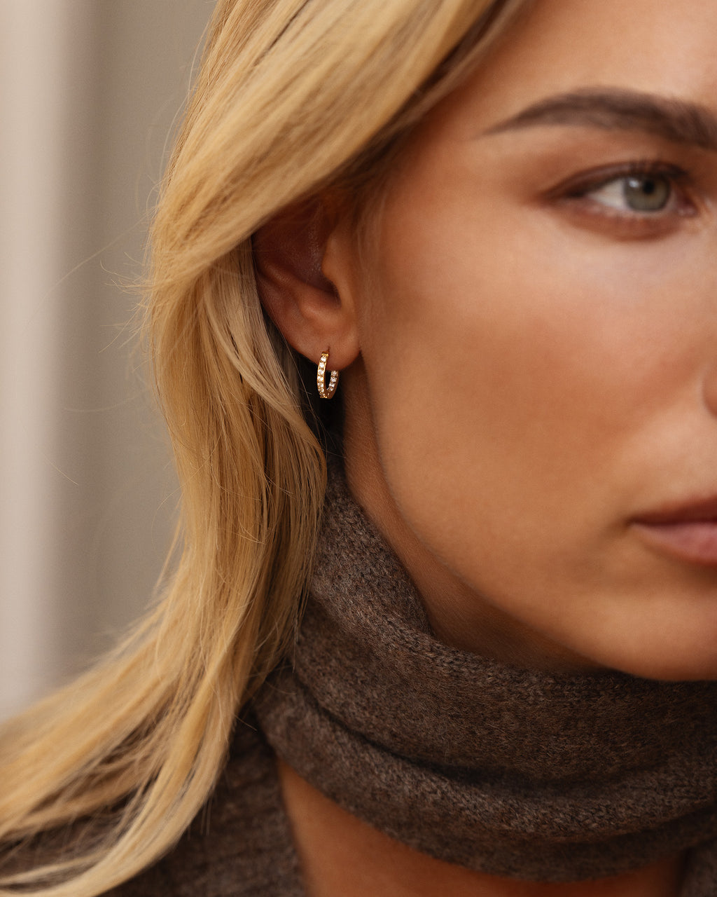Sparkle Small Hoops