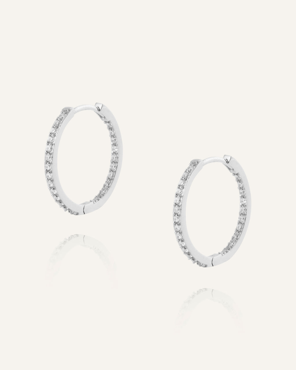 Sparkle Large Hoops