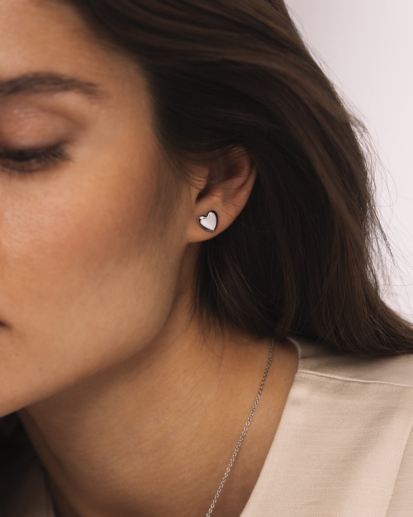 Love Steel Medium Studs