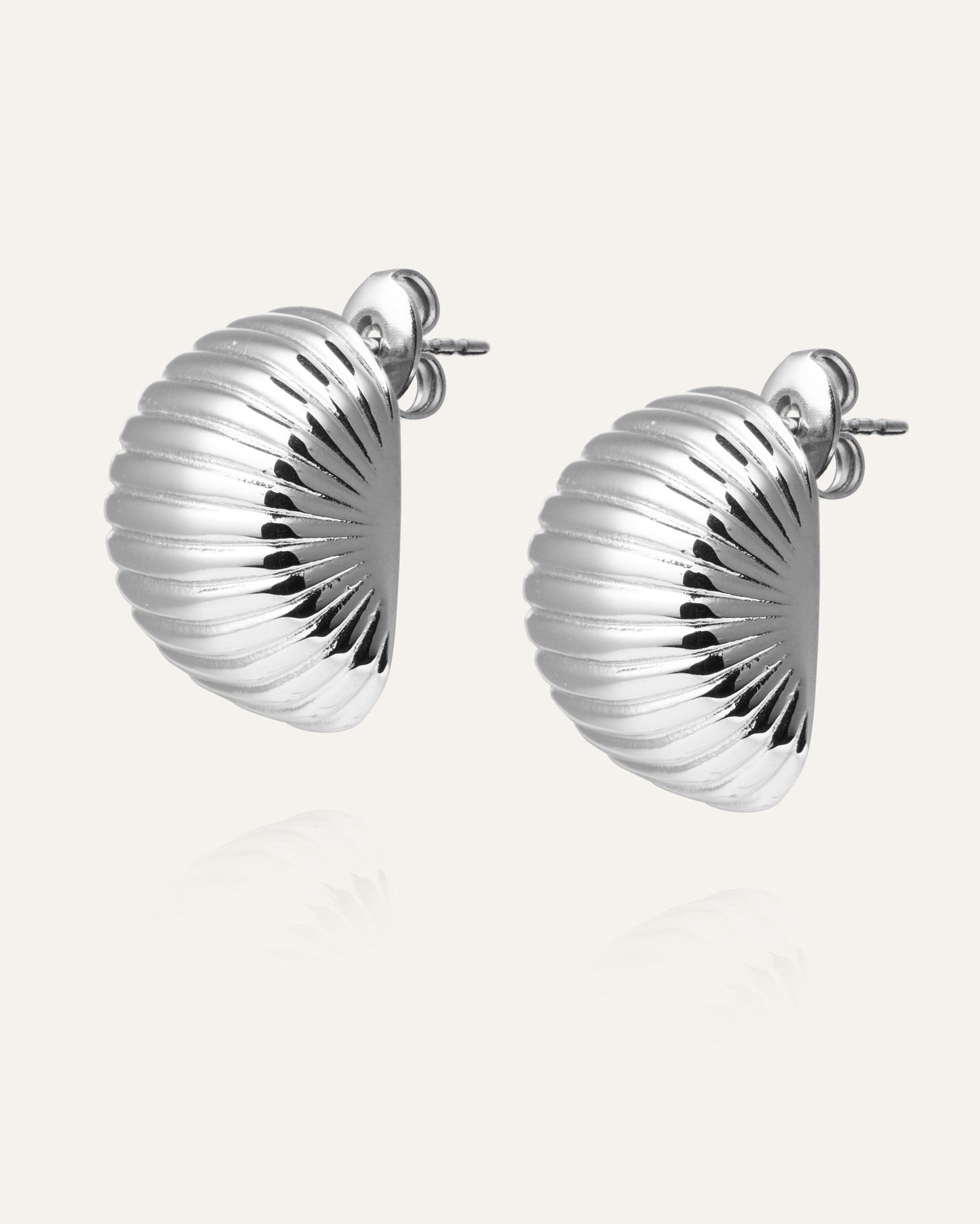 Retro Ribbed Earring