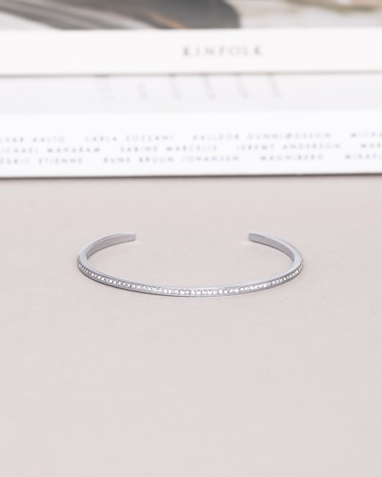 Fancy Bangle Silver Medium