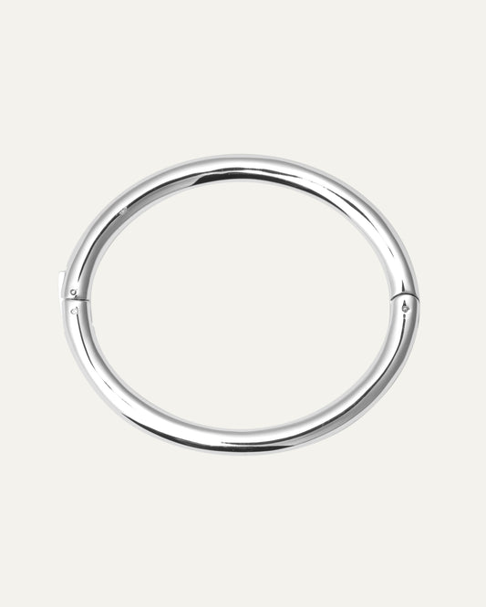 Aura Bold Silver Bangle