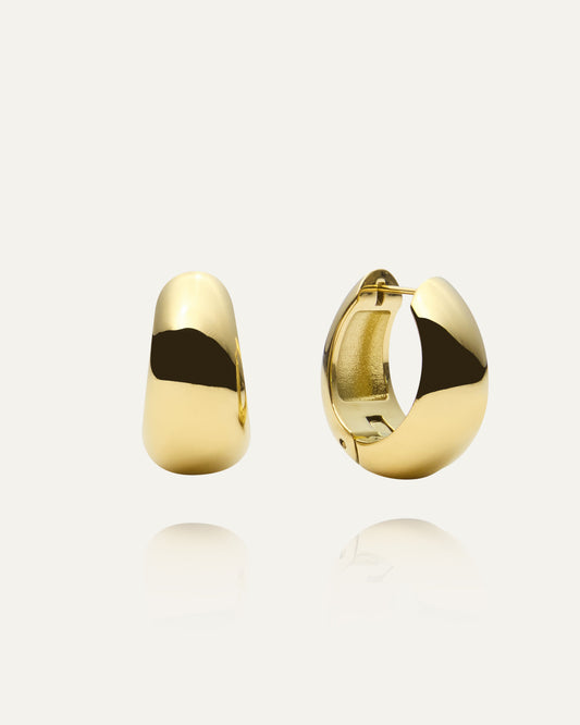 Aura Bold Gold Hoops