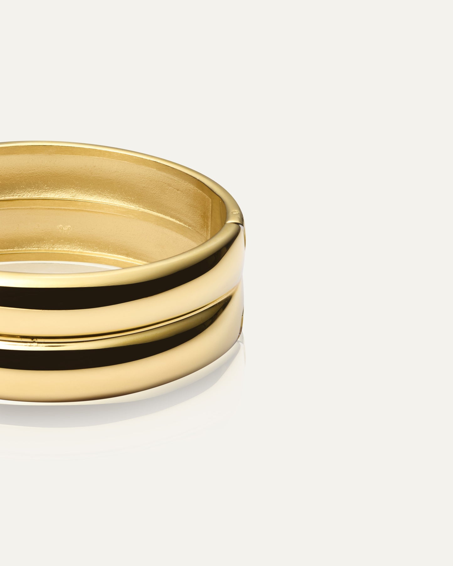 Rebel Double Gold Bangle