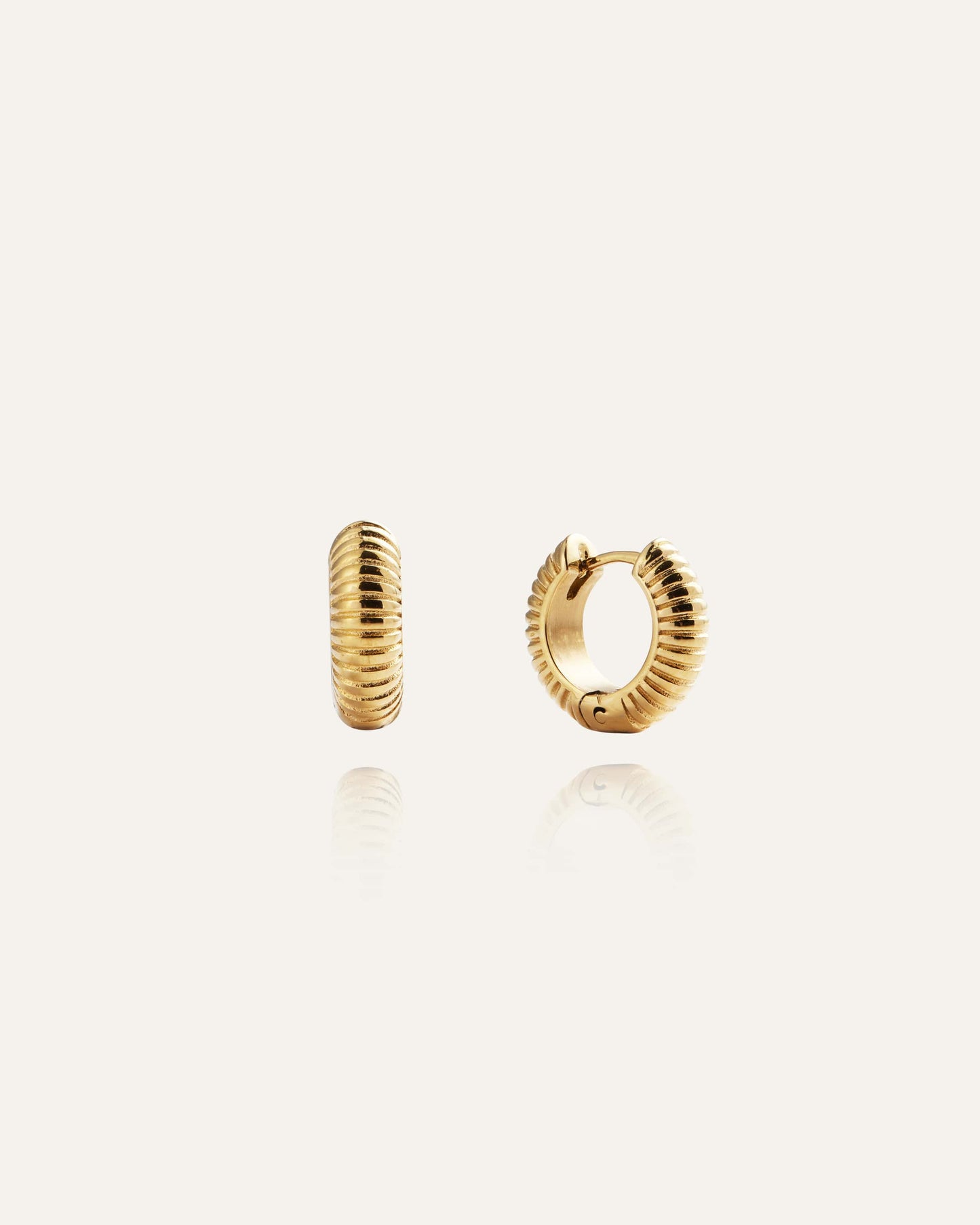 Ribbed Hoops Medium
